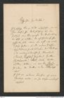 Nachlass Franz Steindachner, Brief von Palacky´ an Franz Steindachner (10.02.1886), Inv.Nr. 380.01, Seite 1